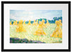 Claude Monet - Die jungen Damen von Giverny Passepartout Rechteckig 40
