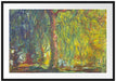 Claude Monet - Trauerweide  Passepartout Rechteckig 100