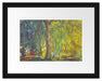 Claude Monet - Trauerweide  Passepartout Rechteckig 30