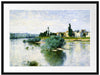 Claude Monet - LA SEINE À LAVACOURT  Passepartout Rechteckig 80