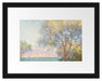 Claude Monet - Antibes Blick vom Salis Garten  Passepartout Rechteckig 30