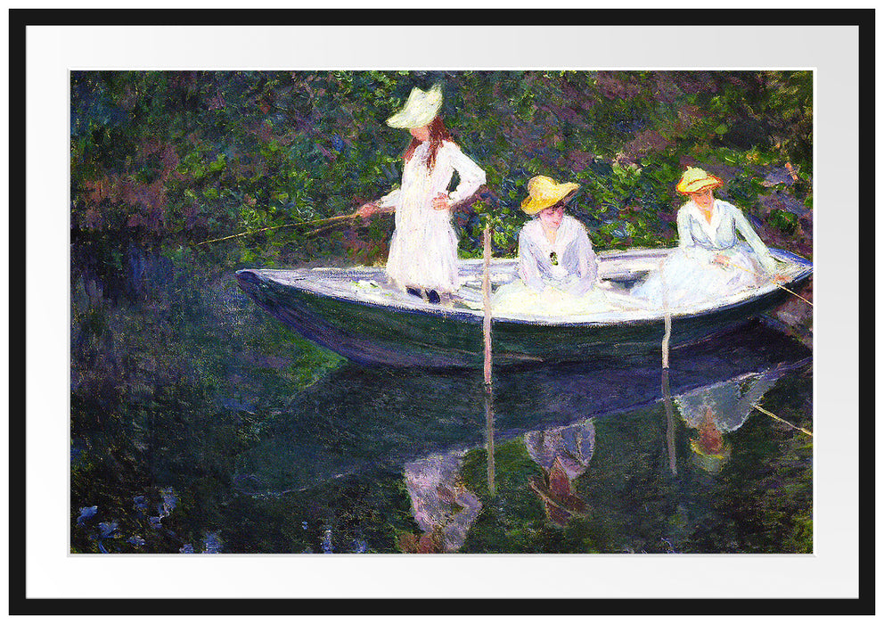 Claude Monet - En norvégienne Passepartout Rechteckig 100