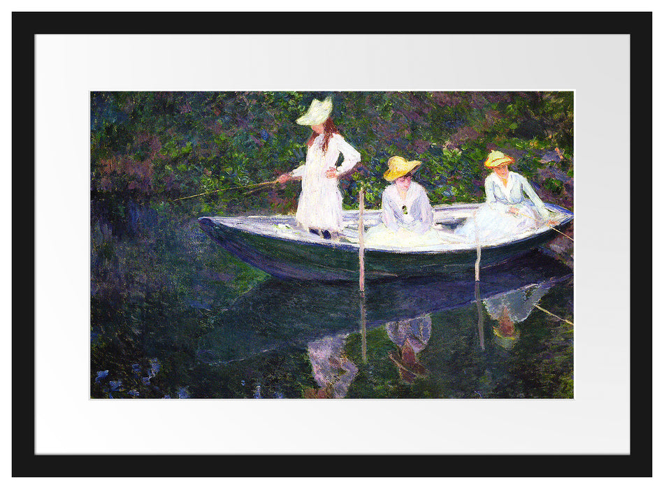 Claude Monet - En norvégienne Passepartout Rechteckig 40