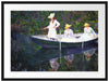 Claude Monet - En norvégienne Passepartout Rechteckig 80
