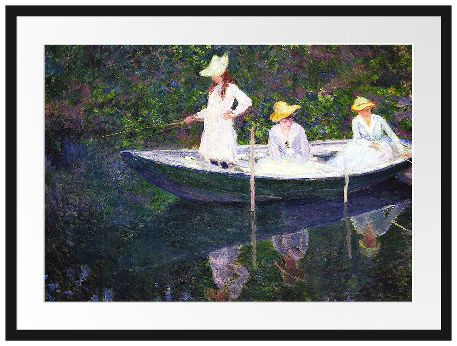 Claude Monet - En norvégienne Passepartout Rechteckig 80