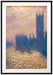 Claude Monet - Claude Monet - Das Parlament von London Passepartout Rechteckig 100