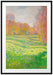 Claude Monet - Wiese in Giverny Passepartout Rechteckig 100