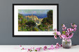 Claude Monet - Aussicht von Bordighiera Passepartout Dateil Rechteckig