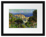 Claude Monet - Aussicht von Bordighiera Passepartout Rechteckig 30