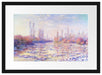 Claude Monet - Eisgang auf der Seine  Passepartout Rechteckig 40