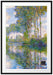 Claude Monet - Pappeln an der Epte I  Passepartout Rechteckig 100