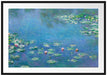 Claude Monet - Seerosen  III Passepartout Rechteckig 100