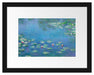 Claude Monet - Seerosen  III Passepartout Rechteckig 30