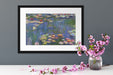 Claude Monet - Seerosen  V Passepartout Dateil Rechteckig