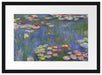 Claude Monet - Seerosen  V Passepartout Rechteckig 40