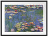 Claude Monet - Seerosen  V Passepartout Rechteckig 80