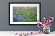 Claude Monet - Seerosen  VI Passepartout Dateil Rechteckig
