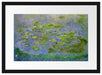 Claude Monet - Seerosen  VI Passepartout Rechteckig 40