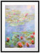 Claude Monet - Seerosen  VIII Passepartout Rechteckig 80