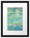 Claude Monet - Seerosen  X Passepartout Rechteckig 30