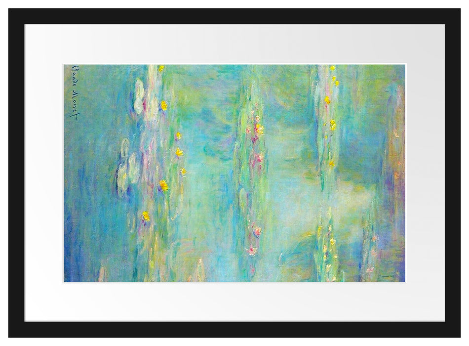 Claude Monet - Seerosen  X Passepartout Rechteckig 40