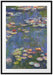 Claude Monet - Seerosen Passepartout Rechteckig 100