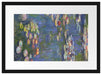 Claude Monet - Seerosen Passepartout Rechteckig 40