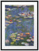 Claude Monet - Seerosen Passepartout Rechteckig 80
