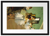 Edgar Degas - Die Tanzstunde  Passepartout Rechteckig 40