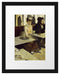 Edgar Degas - In eine Café  Passepartout Rechteckig 30