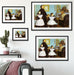 Edgar Degas - Die Familie Bellelli Passepartout Wohnzimmer Rechteckig