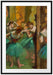 Edgar Degas - Tänzerinnen pink und grün  Passepartout Rechteckig 100