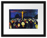 Edvard Munch - Golgotha  Passepartout Rechteckig 30