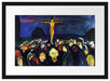 Edvard Munch - Golgotha  Passepartout Rechteckig 40
