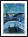 Edvard Munch - Sternennacht  Passepartout Rechteckig 80
