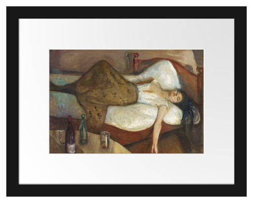 Edvard Munch - Der Tag danach  Passepartout Rechteckig 30