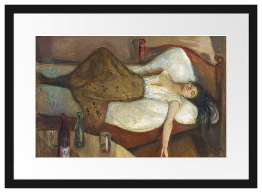 Edvard Munch - Der Tag danach  Passepartout Rechteckig 40