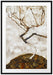 Egon Schiele - Kleiner Baum im Spätherbst  Passepartout Rechteckig 100