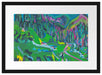 Ernst Ludwig Kirchner - Landschaft Sertigal Passepartout Rechteckig 40