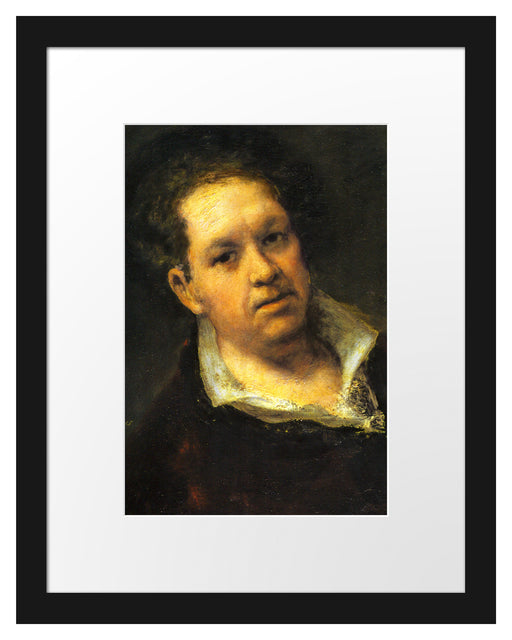 Francisco de Goya - Selbstportrait Passepartout Rechteckig 30