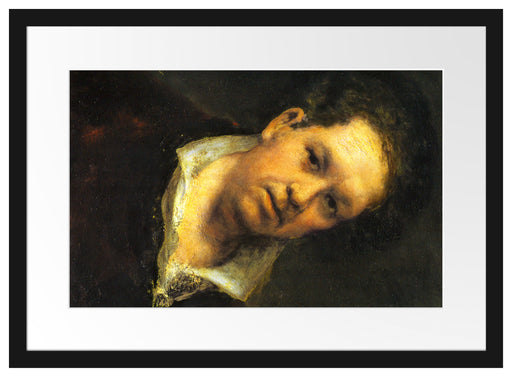 Francisco de Goya - Selbstportrait Passepartout Rechteckig 40