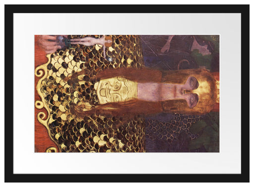 Gustav Klimt - Minerva oder Pallas Athena Passepartout Rechteckig 40