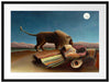 Henri Rousseau - Schlafende Zigeunerin  Passepartout Rechteckig 80