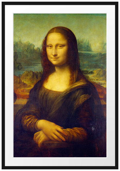 Leonardo da Vinci - Mona Lisa  Passepartout Rechteckig 100