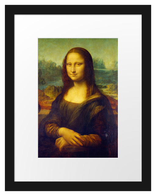 Leonardo da Vinci - Mona Lisa  Passepartout Rechteckig 30