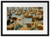 Max Liebermann - An der Alster in Hamburg Passepartout Rechteckig 40
