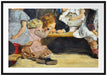 Max Liebermann - Kleinkinderschule in Amsterdam  Passepartout Rechteckig 100