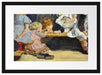 Max Liebermann - Kleinkinderschule in Amsterdam  Passepartout Rechteckig 40