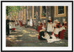 Max Liebermann - Freistunde im Amsterdamer Waisenhaus  Passepartout Rechteckig 100