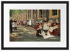 Max Liebermann - Freistunde im Amsterdamer Waisenhaus  Passepartout Rechteckig 40